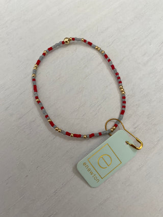 Hope Unwritten Gameday Grey & Red Bracelet