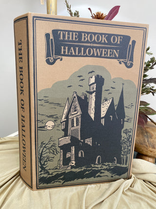 MDF & Linen Halloween Themed Book Storage Boxes, Lg - HX1938L