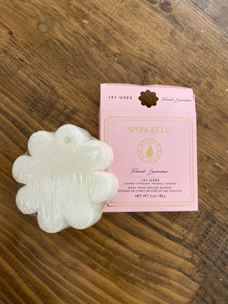 Sponge- Boxed White Flower - French Lavender