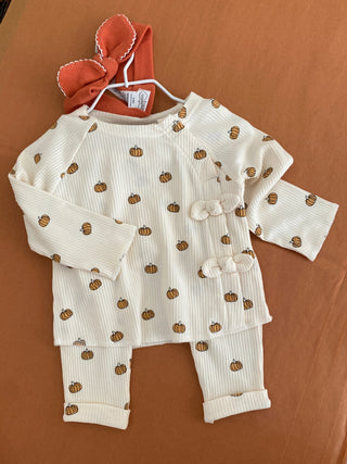 Ditsy Pumpkin Three Piece set 6-9