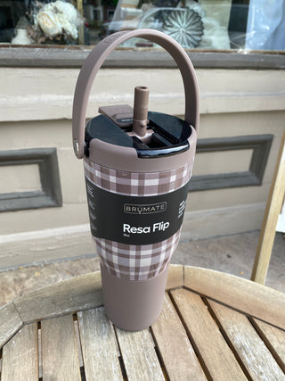 Resa Flip 35oz - Pecan Plaid