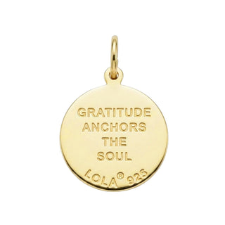 Anchor: The Gratitude Anchor All Gold Alpine White Medium