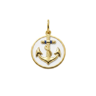 Anchor: The Gratitude Anchor All Gold Alpine White Small