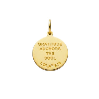 Anchor: The Gratitude Anchor All Gold Alpine White Small
