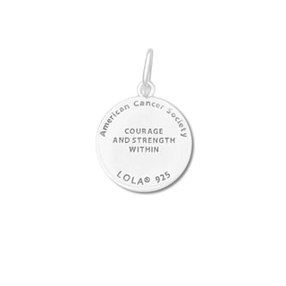 American Cancer Society Butterfly Gold Alpine White Small