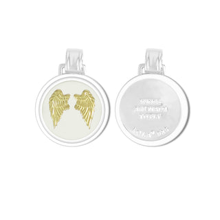 Angel Wings Fly Gold Alpine White Large