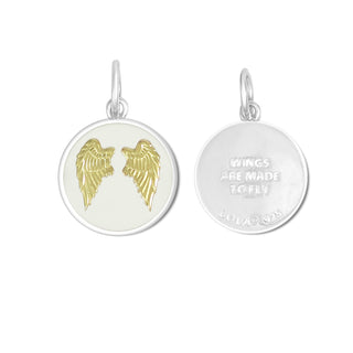 Angel Wings Fly Gold Alpine White Small