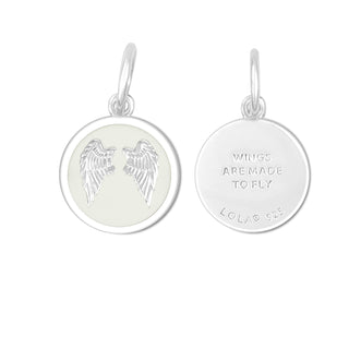 Angel Wings Fly Silver Alpine White Mini