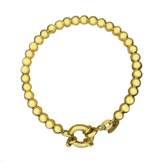Ball Bracelet 5mm Gold 7.0"