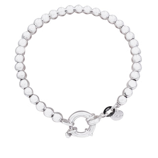 Ball Bracelet 5mm Silver 7.0"