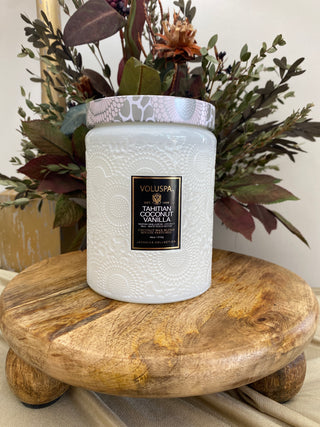 Tahitian Coconut Vanilla 18oz Candle
