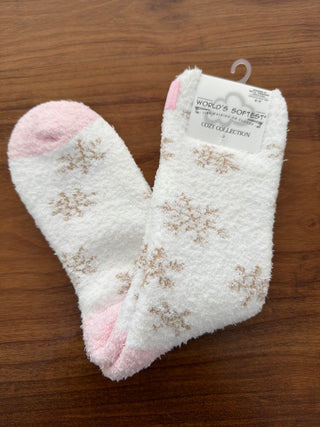 Winter Shimmer Crew OS White - WSS