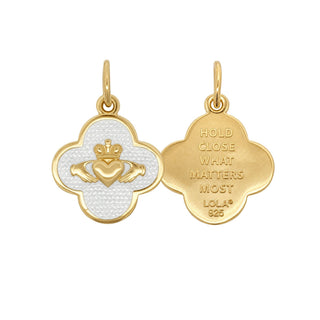 Claddagh All Gold Alpine White Small