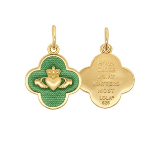 Claddagh All Gold Sage Green Small