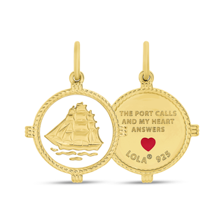 Clipper Ship All Gold Alpine White Small