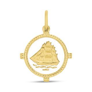 Clipper Ship All Gold Alpine White Small