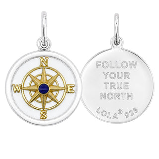 Compass: True North Compass Gold Alpine White Medium