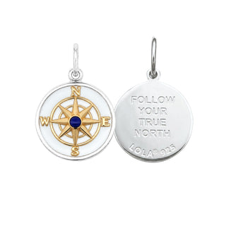 Compass: True North Compass Gold Alpine White Small