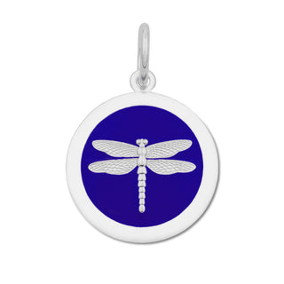 Dragonfly Silver Indigo Medium