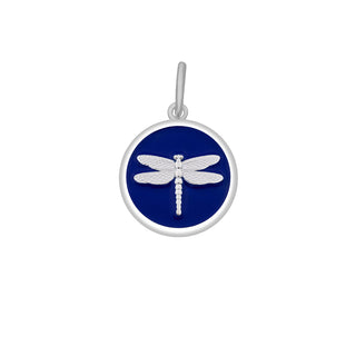 Dragonfly Silver Indigo Small