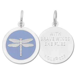 Dragonfly Silver Lavender Medium