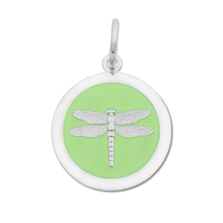 Dragonfly Silver Spring Green Medium