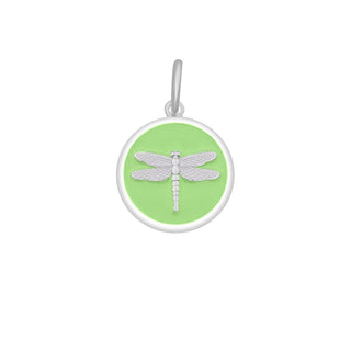 Dragonfly Silver Spring Green Small