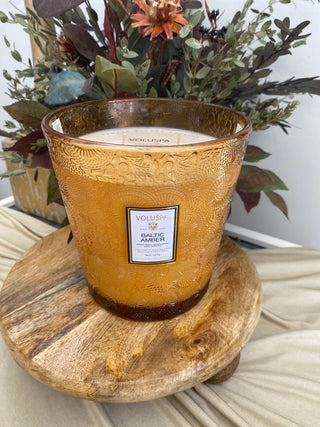 Baltic Amber 3w Hearth Candle