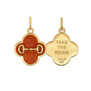 Equestrian All Gold Burnt Orange Small