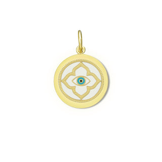 Evil Eye All Gold Alpine White Medium