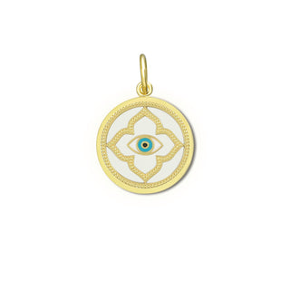 Evil Eye All Gold Alpine White Small