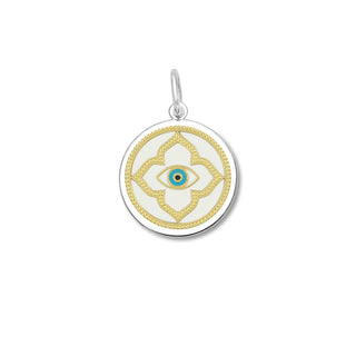 Evil Eye Gold Alpine White Small
