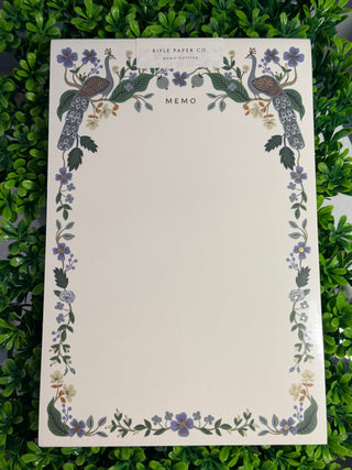 Peacock Memo Notebook