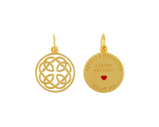 Father & Daughter All Gold Alpine White Small