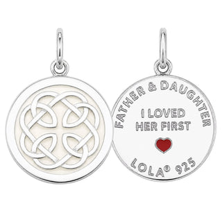 Father & Daughter Silver Alpine White Medium