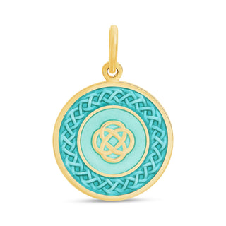 Family Knot All Gold Seafoam Medium