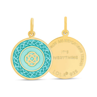 Family Knot All Gold Seafoam Medium