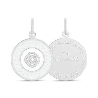 Family Knot Silver Alpine White Medium