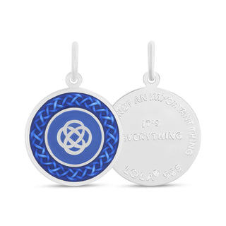 Family Knot Silver Indigo Medium