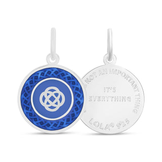 Family Knot Silver Indigo Small