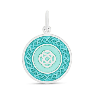 Family Knot Silver Seafoam Medium