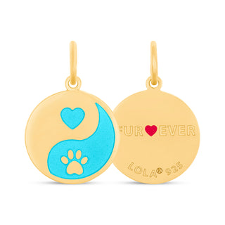 FUR♥️EVER All Gold Light Blue Small