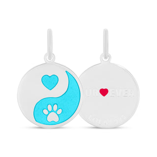 FUR♥️EVER Silver Light Blue Small