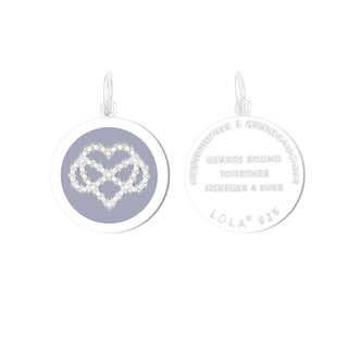 Grandmother & Granddaughter Silver Lavender Medium