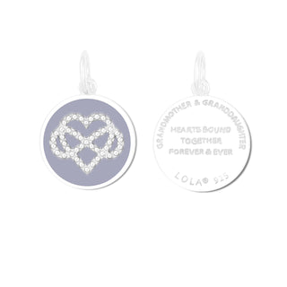 Grandmother & Granddaughter Silver Lavender Small