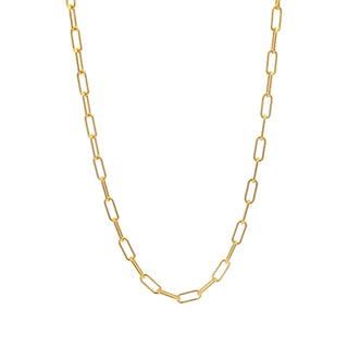 Gold Oval 3.5mm 18"