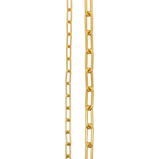Gold Oval 3.5mm 18"