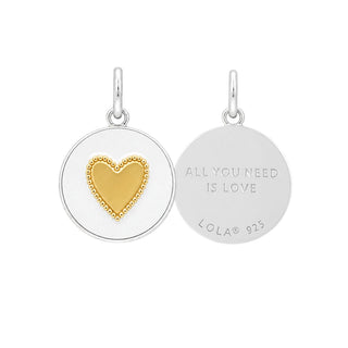 Heart Gold Center Small