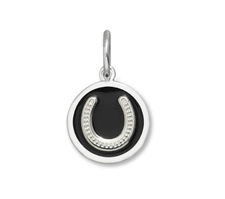 Horseshoe Silver Black Mini