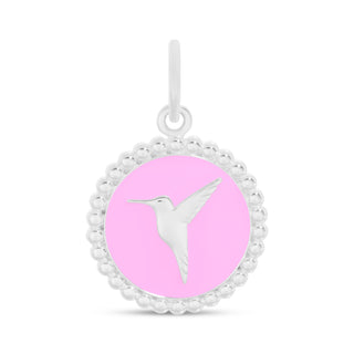 Hummingbird Silver Flamingo Pink Small